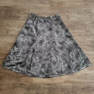 unique patterned skirt with sequence detail